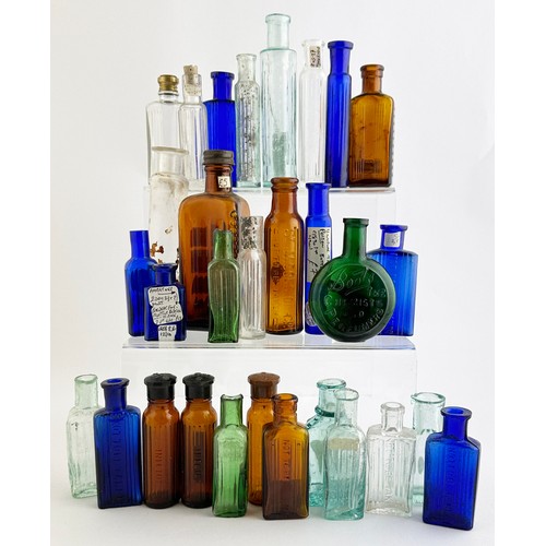 439 - POISONS GROUP. Tallest 5.25ins. A wide variety of shapes & sizes. Inc. BOOTS CHEMIST PERFUMERS, ST J... 