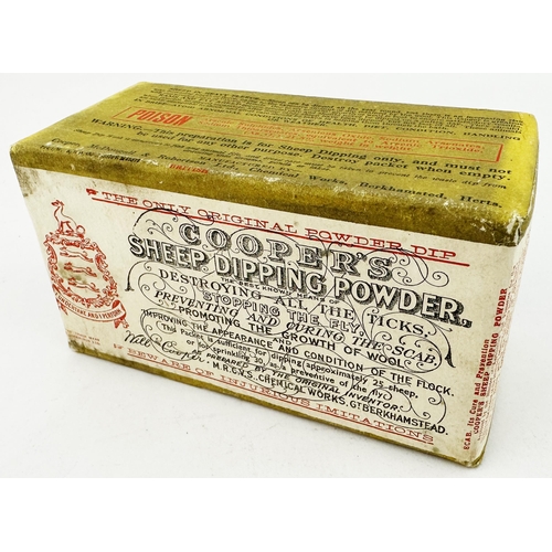 134 - COOPERS SHEEP DIPPING POWDER UNOPENED PACKET. 5.5 x 2.5 x 3ins. A very rare surviving unopened label... 