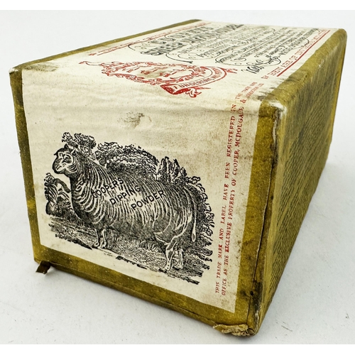 134 - COOPERS SHEEP DIPPING POWDER UNOPENED PACKET. 5.5 x 2.5 x 3ins. A very rare surviving unopened label... 