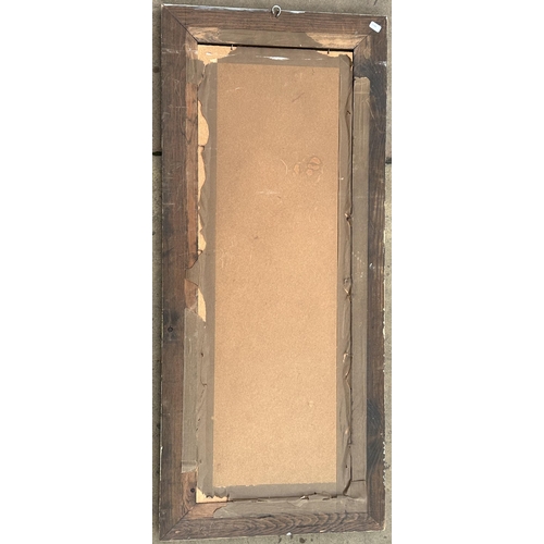 31 - FRYS CHOCOLATE FRAMED MIRROR. 31.9 x 14ins. Attractive painted wood framed mirror, not an early orig... 