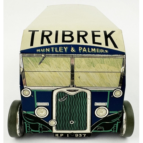 286 - HUNTLEY & PALMERS TRIBREK TIN PLATE LORRY BISCUIT TIN. 8.8 x 4.1 3.6ins. The absolute gem of this sm... 