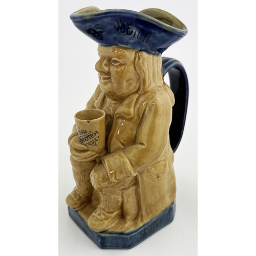 131 - BOORDS SPECIAL SCOTCH TOBY JUG. 8.5ins tall. Heavy artware type stoneware full figure seated toby, l... 