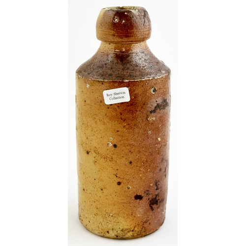 29 - HASTINGS GINGER BEER. 6.4ins tall. Std, salt glaze. A very crude, early, ginger in variating (extrem... 