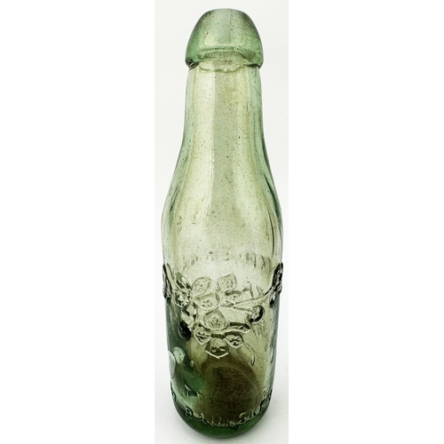 66 - J MAYS MINERAL WATER SHEFFIELD SUTCLIFFES PATENT BOTTLE. 7.8ins tall. Absolutely gorgeous small size... 