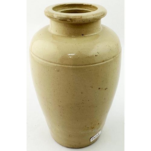 146 - ESCRICK PARK DAIRY. 6.1ins tall. Fabulous large size version of this stoneware pot. Very strong/ cri... 