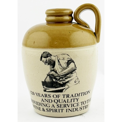 245 - SAMPLE FLAGON. 5ins tall. Double sided transfer, rear handle. Buchan p.m. 120 YEARS OF SERVICE. Mint... 