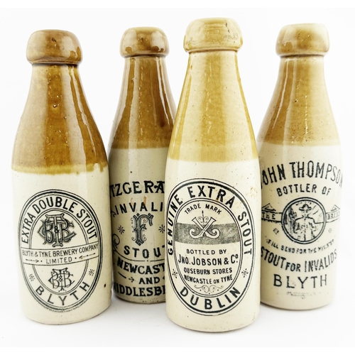 253 - NORTH EAST GINGER BEER GROUP. Tallest 8ins. Various Inc. NEWCASTLE ON TYNE & BLYTH. Buchan & Gray p.... 