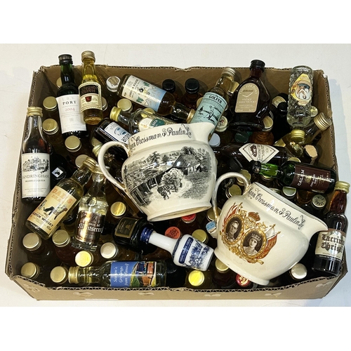 292 - MINIATURE SPIRIT BOTTLES GROUP. Various. Inc. Whisky, Rum, Port, Brandy etc. All with contents plus ... 