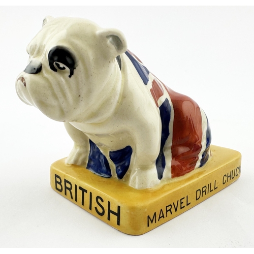 455 - BRADFORD ROYAL DOULTON LOUIS WEARDEN & GUY LEE ADVERTISING FIGURE. 3ins tall. British Bulldog with u... 