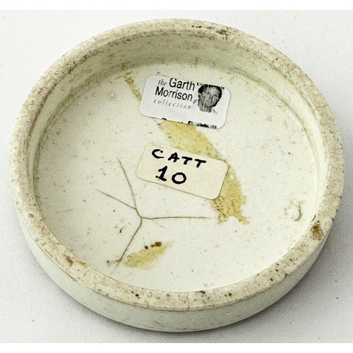 493 - COCKS EUREKA TOOTH PASTE STONEHOUSE POT LID. (APL pg86, 62) 2.5ins diam. JAMES COCKS/ CORBYN & CO/ E... 