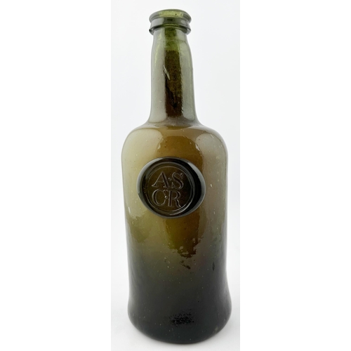 519 - ALL SOULS COMMON ROOM SEALED CYLINDER WINE BOTTLE. Burton Vol 3pp 1032-1037, similar illust. p 1034)... 