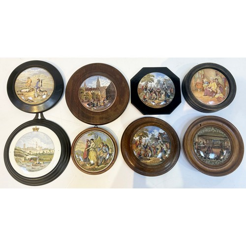 388 - POT LID GROUP IN FRAMES. Multicoloured. Inc. KM 85, KM 127, KM 179, KM 227, KM 301, KM 305, KM 328 x... 