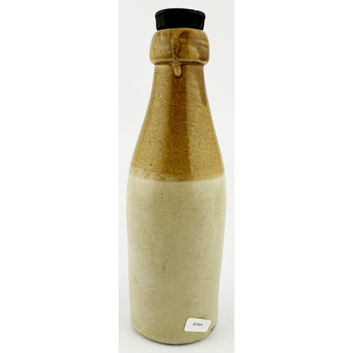 517 - SUNDERLAND & WILLINGTON GINGER BEER BOTTLE. 8.2ins tall. Ch., t.t., screw stopper - original include... 