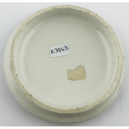 141 - PRATT WARE POT LID. 4.25ins diam. KM 57.