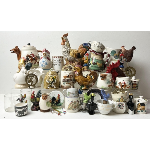 123 - KITCHEN GROUP. Inc. Teapots, jugs, glasses, eggs cups etc. Damages. (50) 7/10 Unsuitable p+p