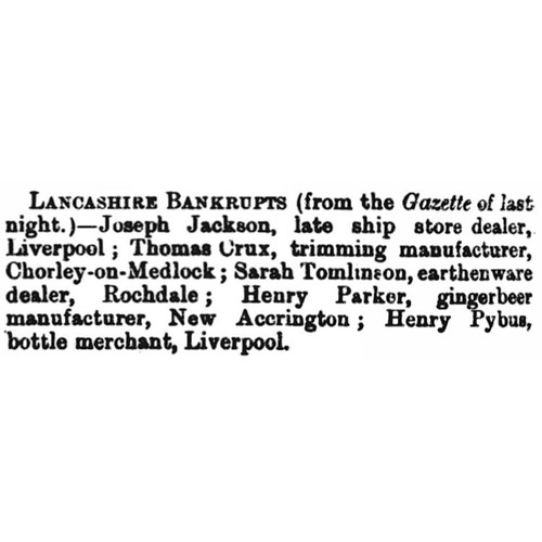 605 - ACCRINGTON LANCASHIRE SLAB SEALED GINGER BEER. 6.9ins tall, crude hand thrown stoneware ginger beer ... 