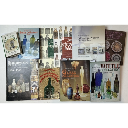 244 - BOOKS GROUP. Various. Inc. Glass, bottles, pipes, reform flasks, ginger beers. Worn. (10)