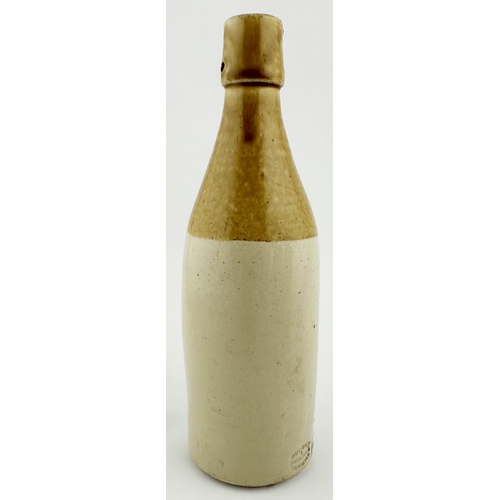 420 - GEORGE LOW MONTROSE GINGER BEER BOTTLE. 8.9ins tall, ch., t.t., swing stopper closure (few minor fla... 