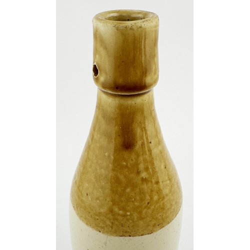 420 - GEORGE LOW MONTROSE GINGER BEER BOTTLE. 8.9ins tall, ch., t.t., swing stopper closure (few minor fla... 