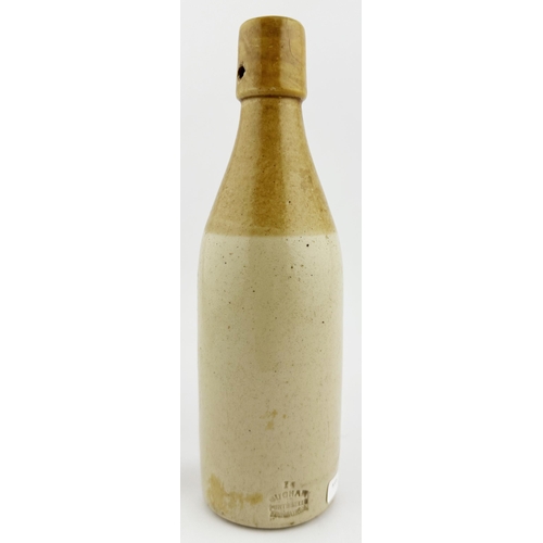 425 - FORREST & CO INVERNESS GINGER BEER BOTTLE. 8.5ins tall, ch., t.t., swing stopper closure. Impressive... 