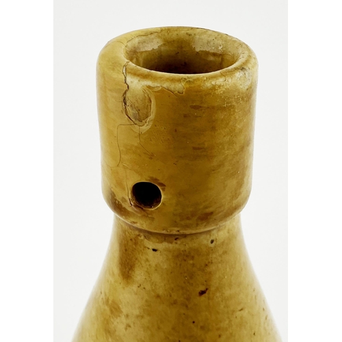 425 - FORREST & CO INVERNESS GINGER BEER BOTTLE. 8.5ins tall, ch., t.t., swing stopper closure. Impressive... 