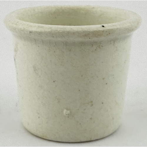 519 - G HANDYSIDE OINTMENT POT. OP p76. 1.6 ins tall. A very fine example of this scarce (usually damaged)... 