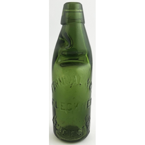 535 - FURNIVAL & CO FLECKNEY LEICESTER CODD BOTTLE. 10oz dark green glass. To rear DOBSON & NALL LTD/ BOTT... 