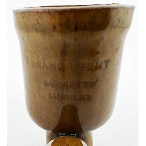 554 - TRADESMANS ARRANO PATENT DUCKETTS BURNLEY SAMPLE. 3.1ins tall. Another exceptionally rare tradesmans... 