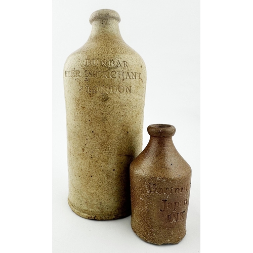 555 - EARLY LONDON HAND THROWN INK BOTTLE. 4ins tall. An absolutely delightful, attractive tiny size, earl... 