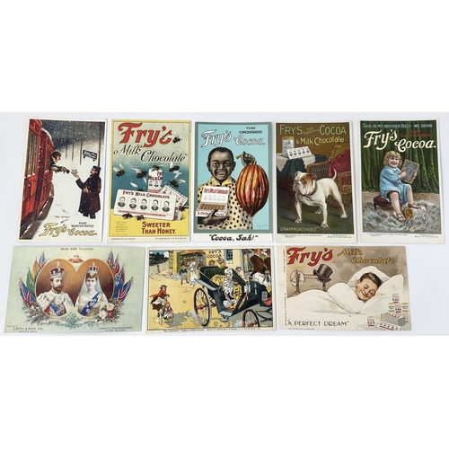 37 - FRYS ADVERTISING POSTCARDS GROUP. Each approx. 5.4 x 3.3ins. A good mixed range.