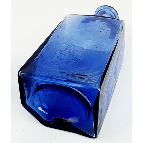 111 - ATLEE & SON POISON BOTTLE. DP p27 WA1-2. 5.2ins tall. Taller in size than above one. Cobalt blue. In... 