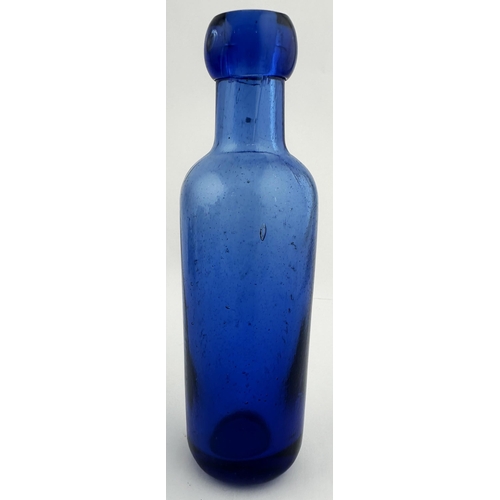 122 - . R EMMERSON JNR UPRIGHT MINERAL WATER CYLINDER. ((Nothing But the Blues p53). 7.1ins tall. Brillian... 