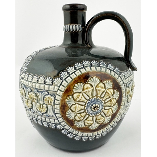 92 - SUNDERLAND GRANT MACKAY ARTWARE WHISKY JUG. WG p83. 6.9ins tall. Amongst the most impressive of the ... 