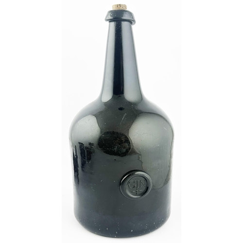 173 - GIANT GIN SEALED ENGLISH MALLET BOTTLE. 14.5ins tall. How to describe this extraordinary giant malle... 