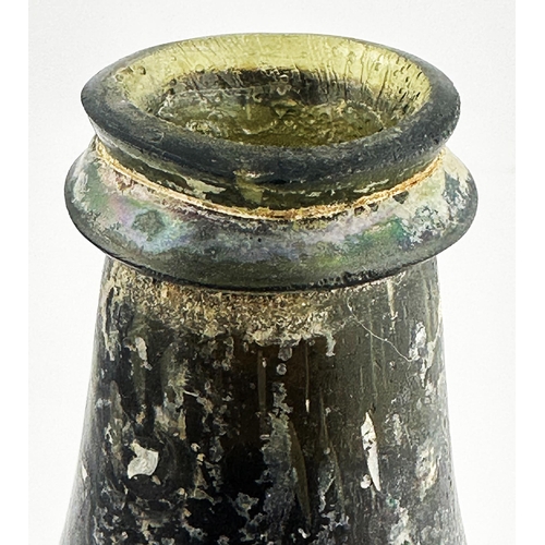 176 - 6. D BISHOP 1727 SEALED ENGLISH ONION WINE BOTTLE. Another example from the South West collector who... 