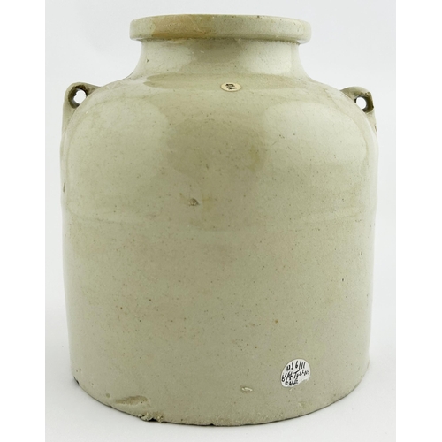 50 - USA STONEWARE POISON JAR. 6ins tall. Black transfer 5LBS/ SWIFTS/ ARSENATE OF/ LEAD/ BOSTON. Embosse... 