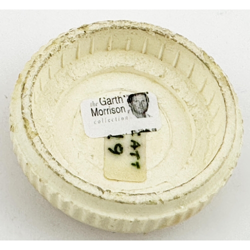 612 - PLYMOUTH BUTTON LID. (APL p88, 78) 1.9ins diam. MANOR ST DISPENSARY/ STONEHOUSE/ PLYMOUTH in a circl... 