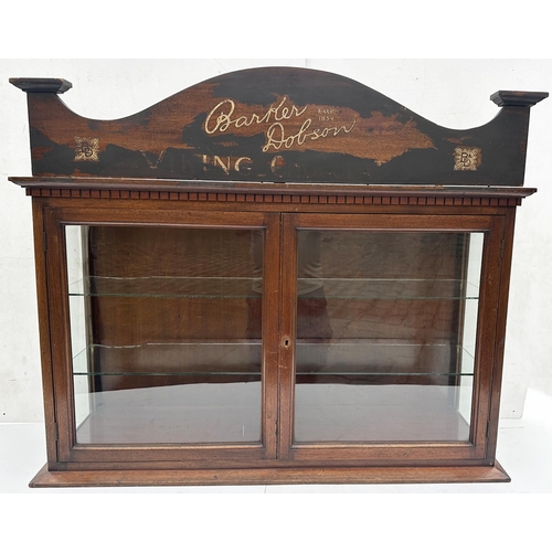 205 - BARKER & DOBSON DISPLAY CABINET. 41.7 x 35 x 12ins. An extremely impressive large size, front loadin... 