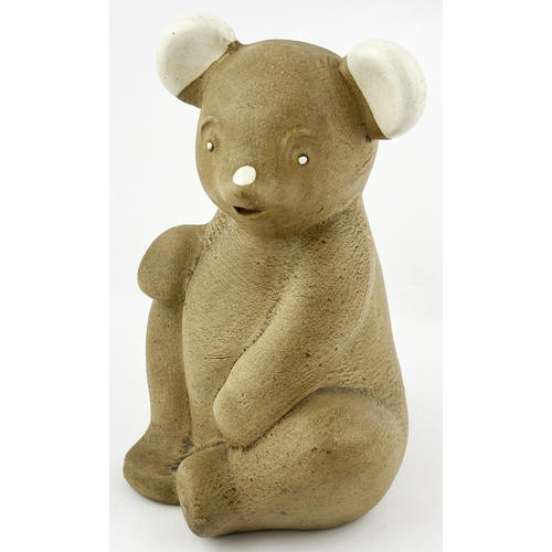 309 - KOALA BEAR BOURNE DENBY CHILDS FOOTWARMER. 7.4ins tall. Naturalistically coloured, & well modelled s... 