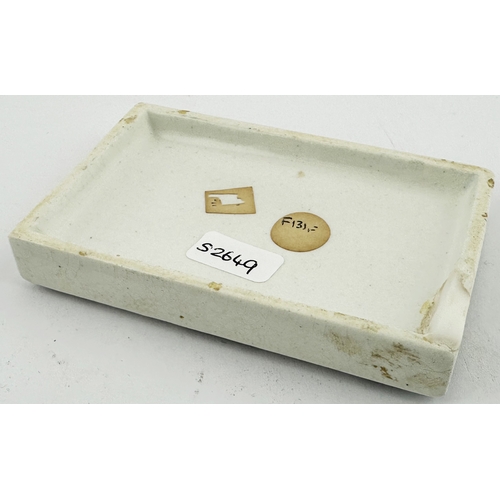 321 - LONDON TOOTH PASTE POT LID. (APL p320, 88a) 3.5 x 2.1ins diam. Rectangular THE HOVENDEN/ TOOTH PASTE... 