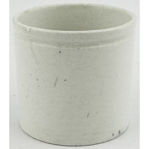 363 - NO NAME DERITEND BIRMINGHAM OINTMENT POT. OP p107. 1.5ins tall. Medium size pot with Whitehouse t.m.... 