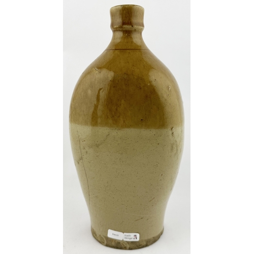 398 - RETFORD SLAB SEALED STOUT. 10ins tall. An unusual thick bodied lozenge shape, t.t. stoneware. Chunky... 