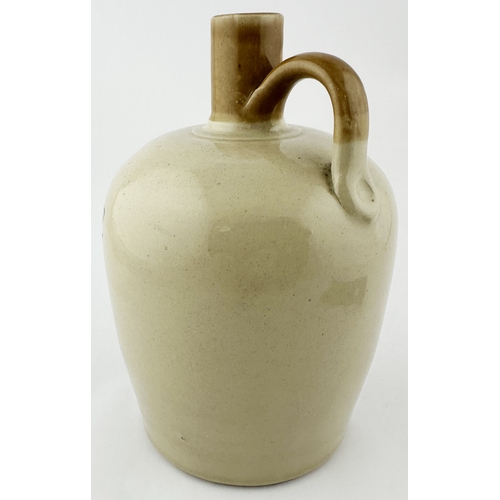 415 - STRATHMORE SPECIAL SCOTCH WHISKY JUG. 8ins tall. (WG p71). IA very impressive stoneware jug, tan nec... 