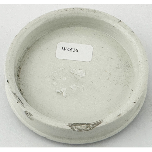 437 - CHERRY TOOTH PASTE POT LID. (APL p648, 95) 2.7ins diam. Black transfer, solid line borders. PRESERVE... 