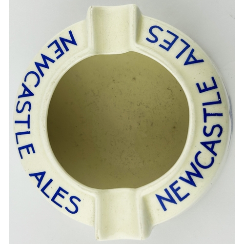 57 - NEWCASTLE ALES ASHTRAY. 4ins diam. Mintons base p.m.