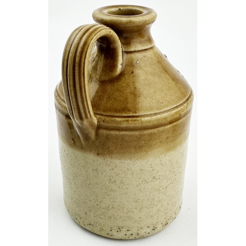 111 - KENTISH TOWN MINIATURE FLAGON. 3.7ins tall, t.t., rear handle. Shoulder impressed C PRINZ/ Prince Al... 