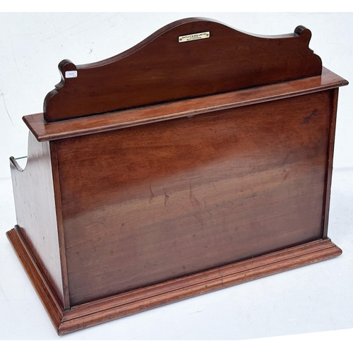 94 - FRYS CHOCOLATE & COCOA SHOP DISPLAY CABINET. 19ns tall, 13.5ins deep, 21.5ins wide. An unusual, sple... 