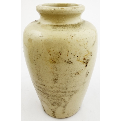 403 - LARGE WALKER BLACKLEY CREAM POT. 6.1ins. A scarce very large size all-white cream pot printed PURE T... 