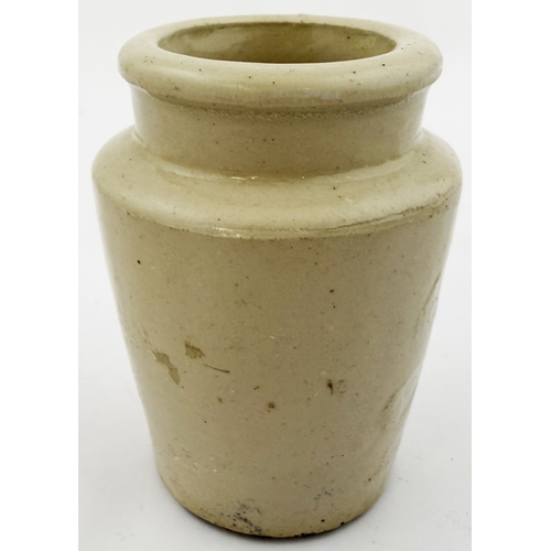 405 - BLEAZARDS WADDINGTON CREAM POT. 2.8ins. Small size all white cream pot printed BLEAZARDS/ Fresh Thic... 