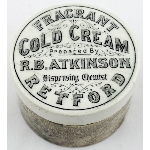 415 - RETFORD COLD CREAM LID. APL p475, 55. 2.5ins diam. Another Retford cold cream lid, this the smaller ... 